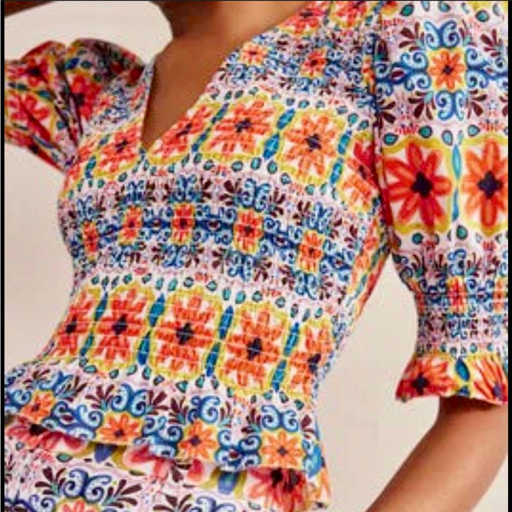 Boden Colorful Floral Women’s Top